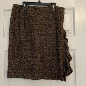 Beyond Threada Alpaca Wool Ruffle Skirt